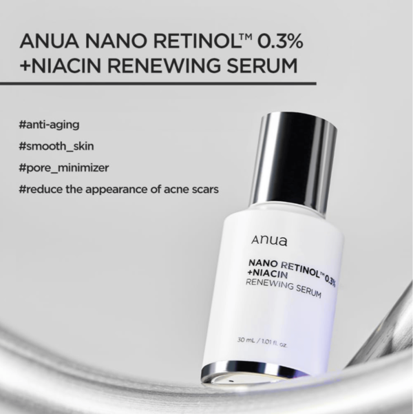 Anua - Retinol 0.3% + Niacinamida x30ml - Imagen 3