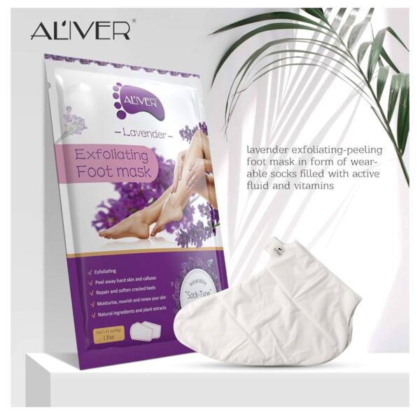 Mascarilla exfoliante para pies