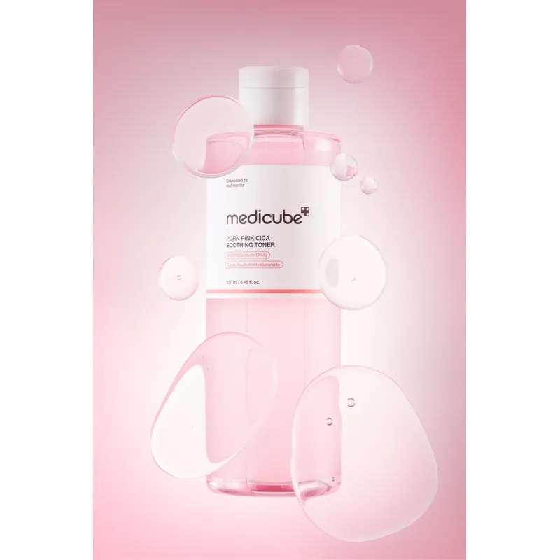 Medicube - PDRN pink cica Soothing tóner x250ml - Imagen 2