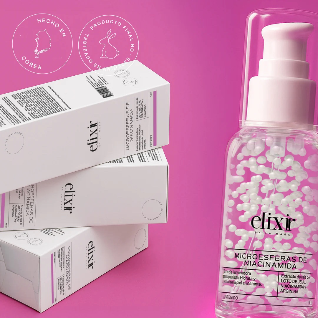 Elixir by la maga - Micro esferas de Niacinamida x30ml - Imagen 3