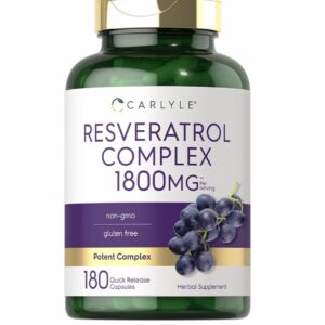 Resveratrol complex 1800mg x180 cápsulas