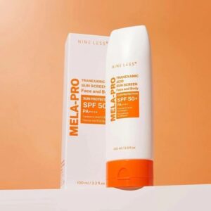 Nine less - Mela pro protector solar con ácido tranexamico SPF 50+ PA++++ x100ml