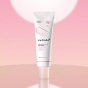 Medicube - Protector solar PDRN pink tone up sin cream SPF 50+ PA ++++ x50ml