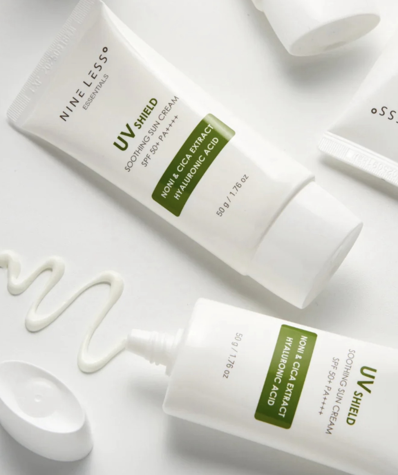 NINE LESS - Essentials UV Shield Soothing Sun Cream SPF 50+ PA++++ - Imagen 2