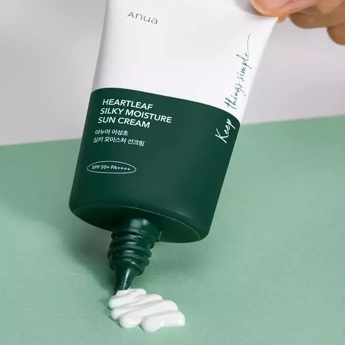 Anua - Protector Solar Heartleaf Silky Moisture Sunscreen x50ml - Imagen 2