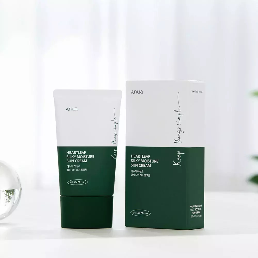 Anua - Protector Solar Heartleaf Silky Moisture Sunscreen x50ml - Imagen 3