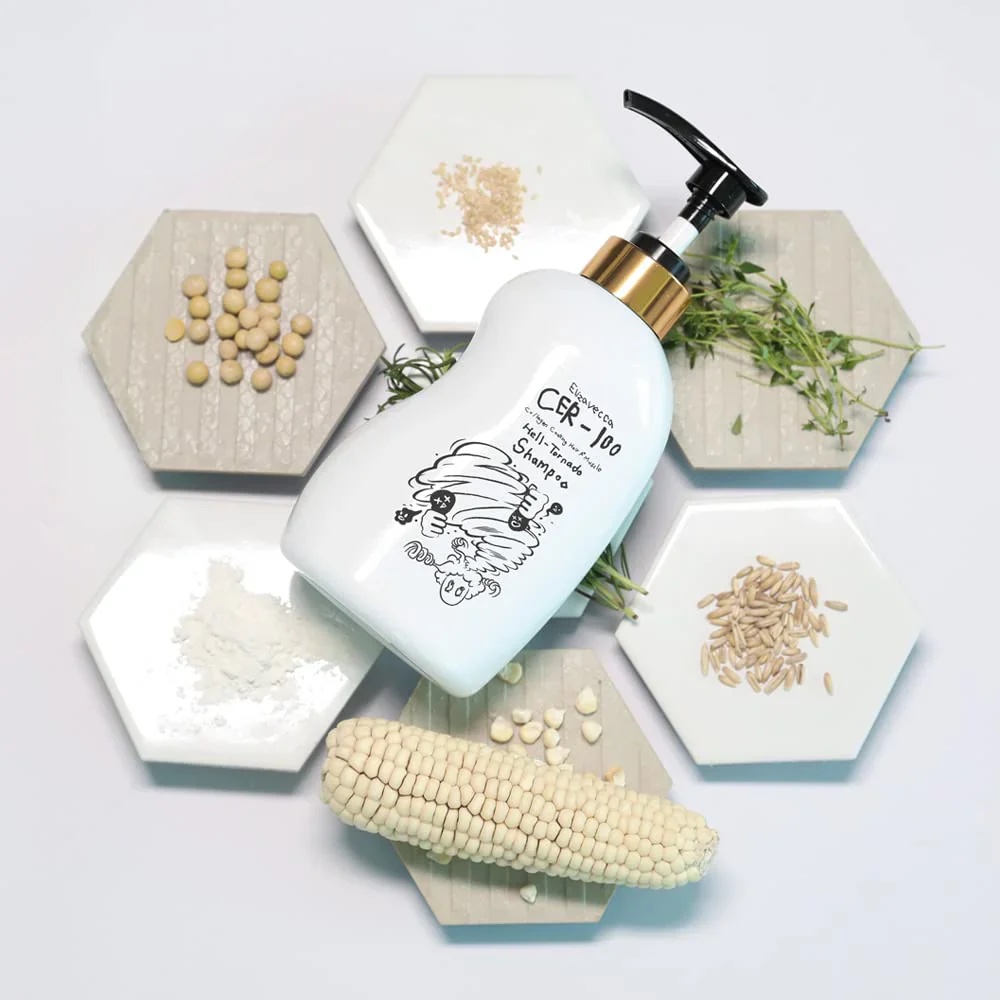 Elizavecca - Cer-100 Collagen Coating Hair A+ Muscle Helltornado Shampoo x500ml - Imagen 4