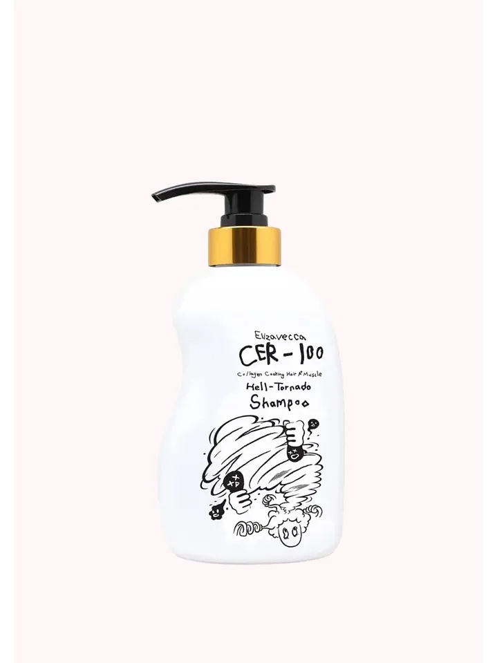 Elizavecca - Cer-100 Collagen Coating Hair A+ Muscle Helltornado Shampoo x500ml