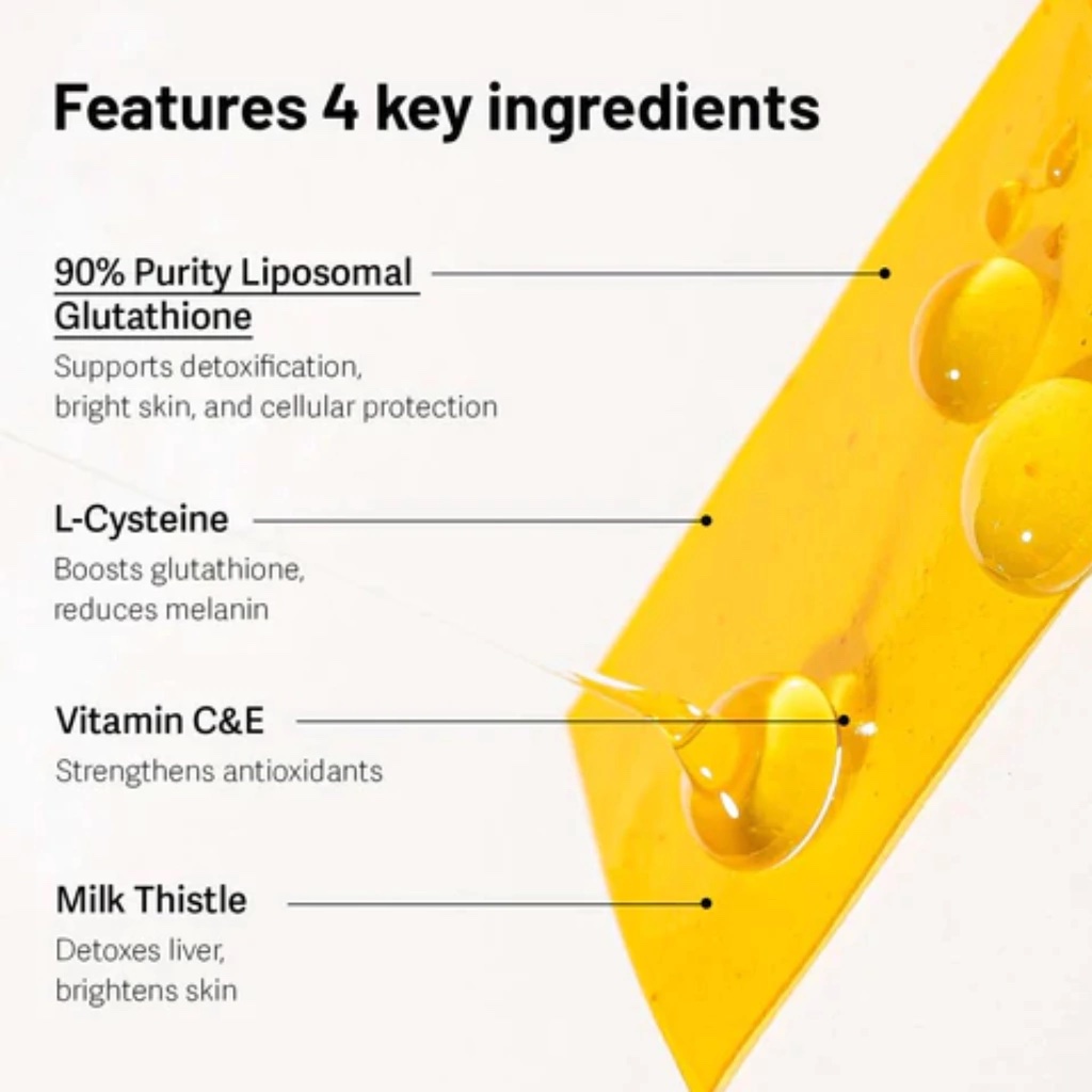 Esther fórmula - Halal Liposome Glutathione Direct Ultra X (325mg × 30 unidades) - Imagen 3