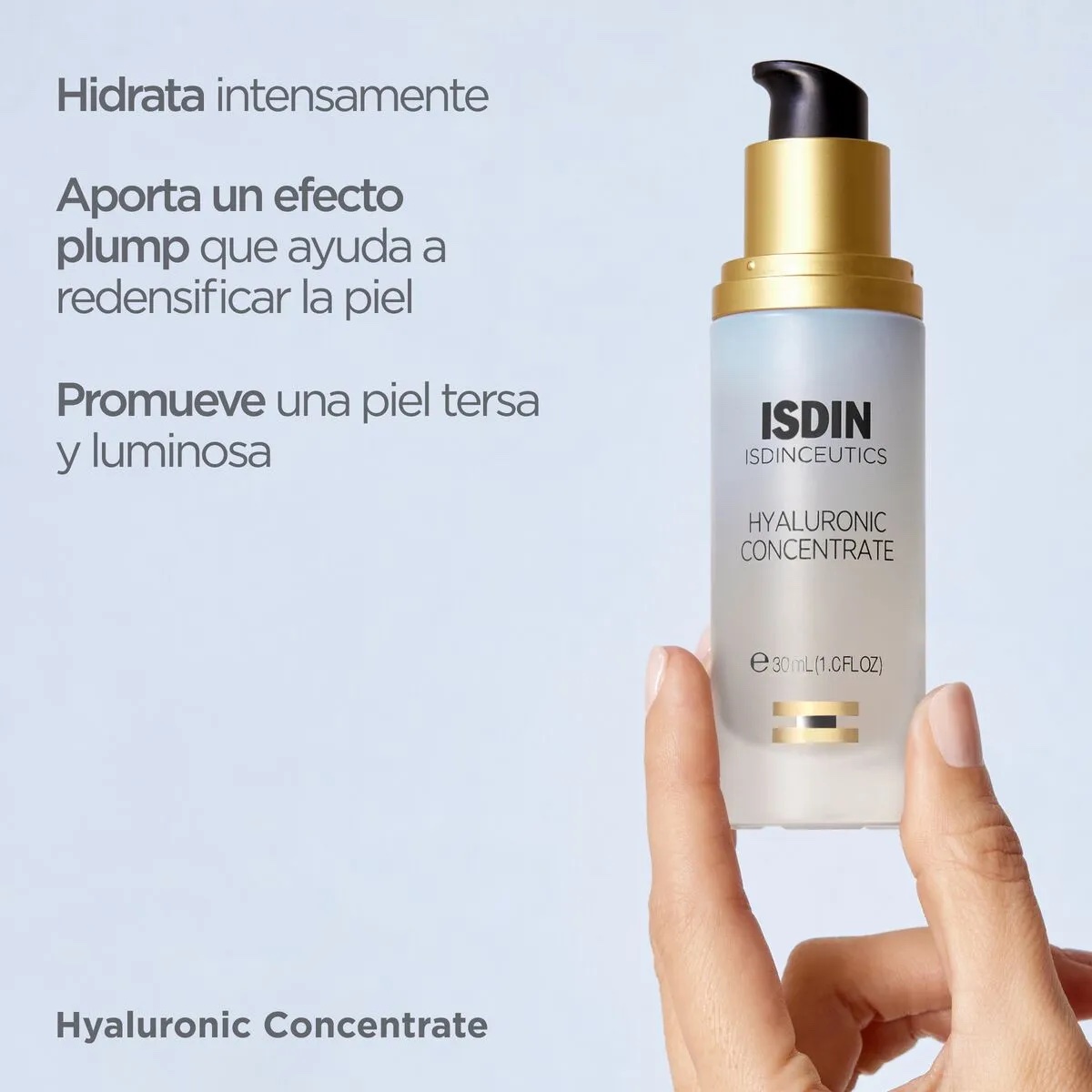 Isdin - hyaluronic concéntrate serum x30ml + protector solar fusión water mágic urban x50ml - Imagen 10