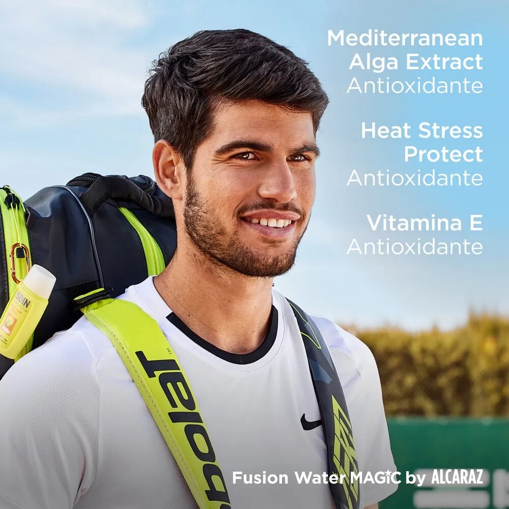 Isdin - Protector solar fusión water by alcaraz x 50ml + fusión gel sport gratis x100ml - Imagen 3