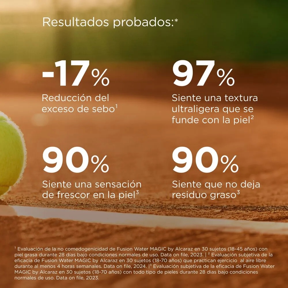 Isdin - Protector solar fusión water by alcaraz x 50ml + fusión gel sport gratis x100ml - Imagen 5
