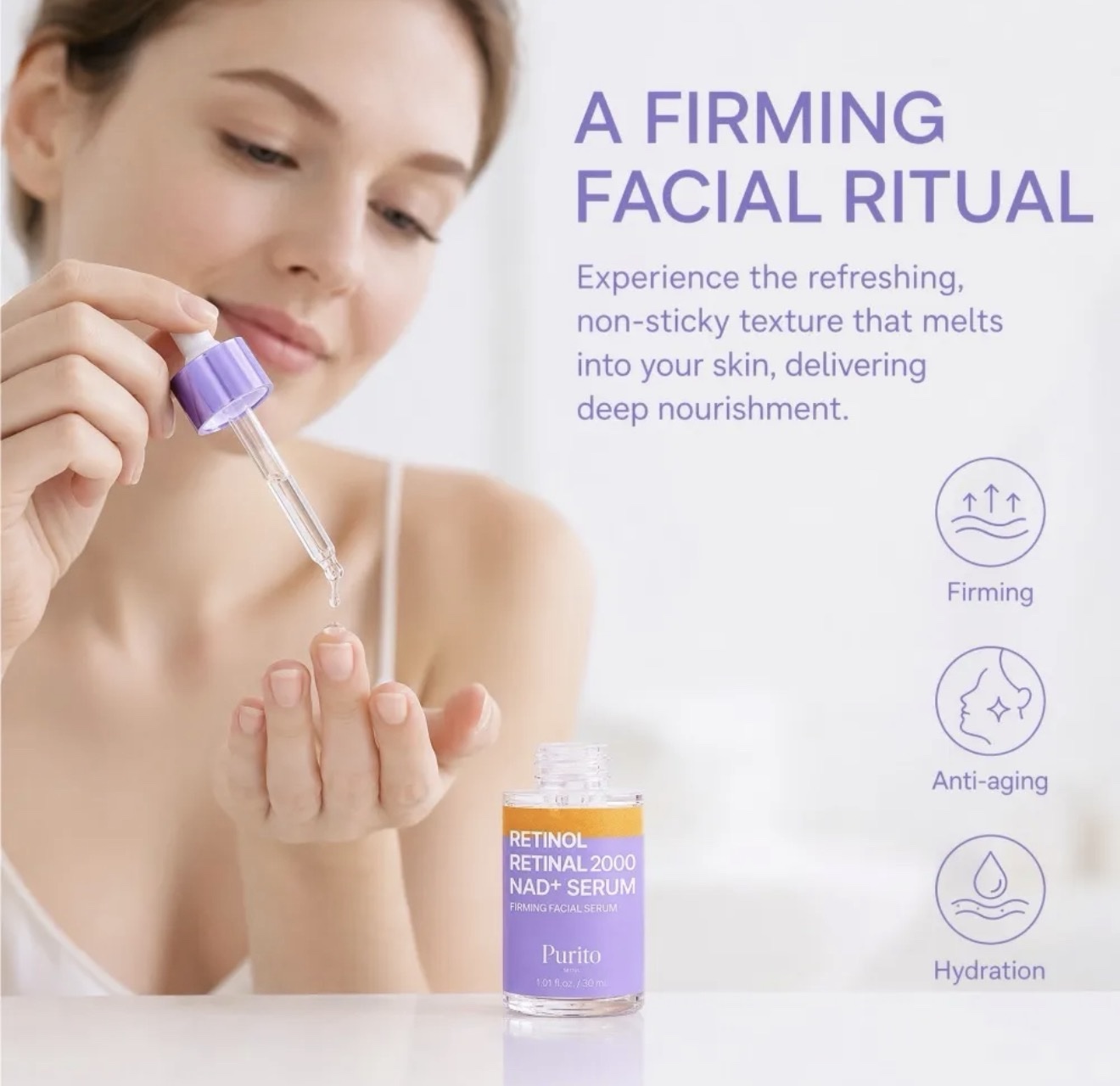 Purito - Retinol retinal 2000 NAD + serum x30ml - Imagen 6
