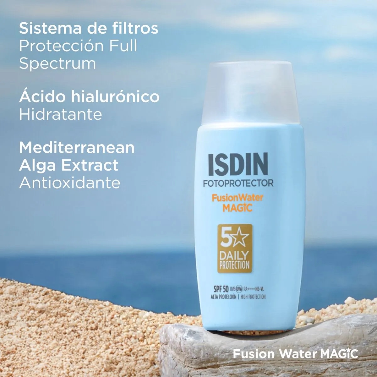 Isdin - Kit Fusion Water Magic x50ml + Transparent - Imagen 5