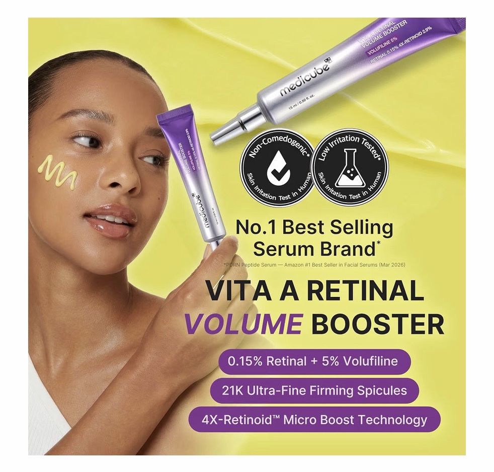 Medicube - Vita A Retinal Volume Booster Serum, with Volufiline, 4X-Retinoid - Imagen 2