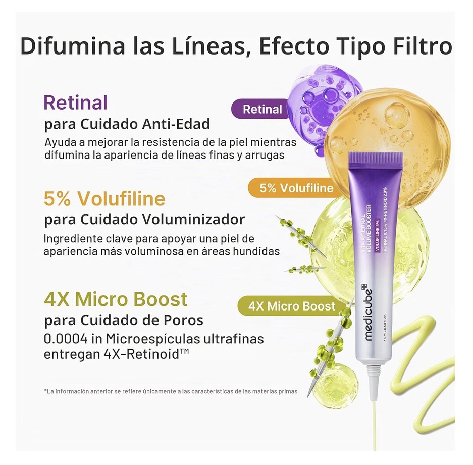 Medicube - Vita A Retinal Volume Booster Serum, with Volufiline, 4X-Retinoid - Imagen 4