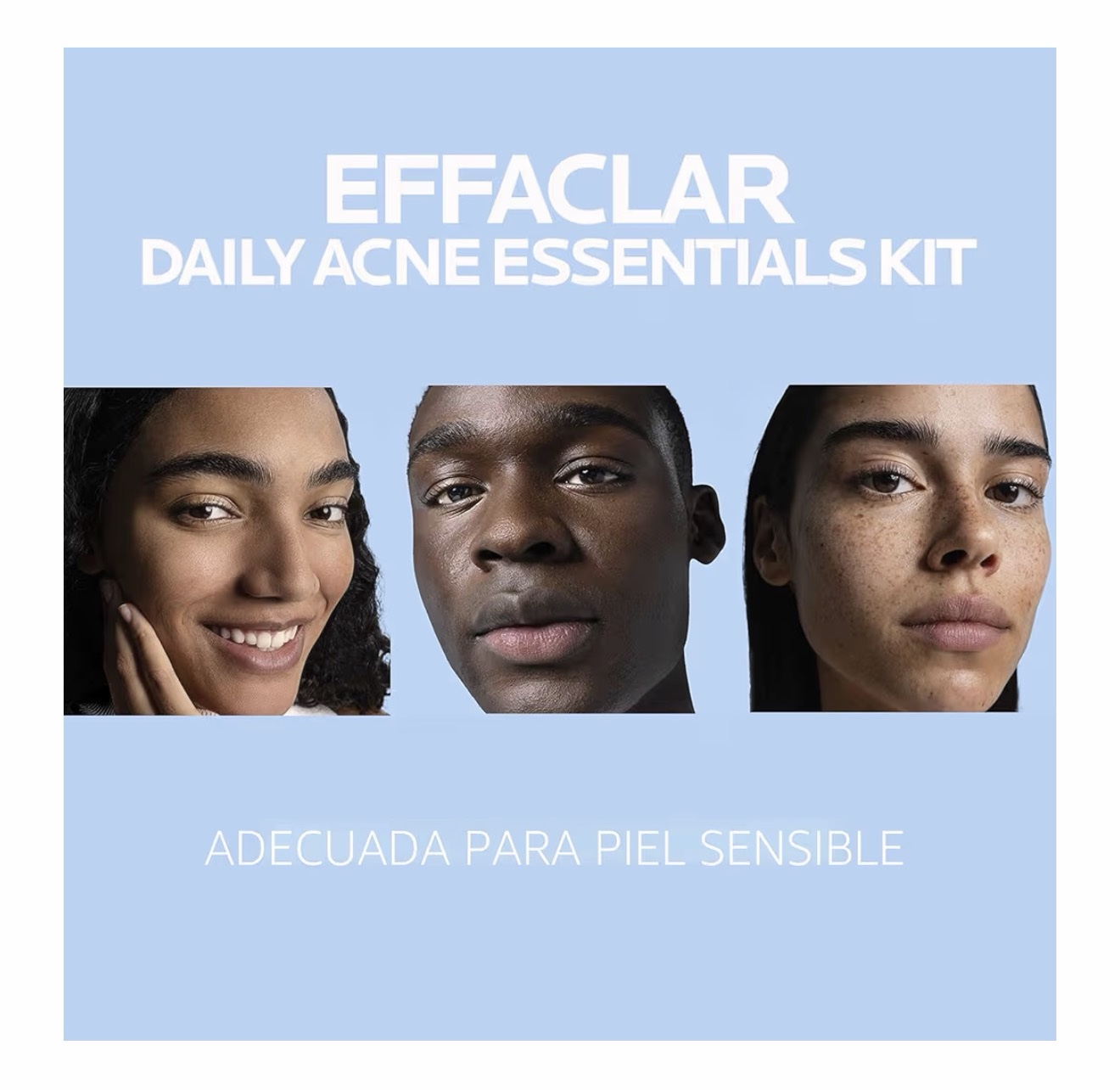 La Roche-Posay Effaclar - Kit de acné diario con limpiador, tóner e hidratante - Imagen 7