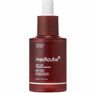 medicube - NAD EGF Suero reafirmante para cara y cuello | Suero antienvejecimiento con péptido EGF, NAD+ y colágeno x30ml