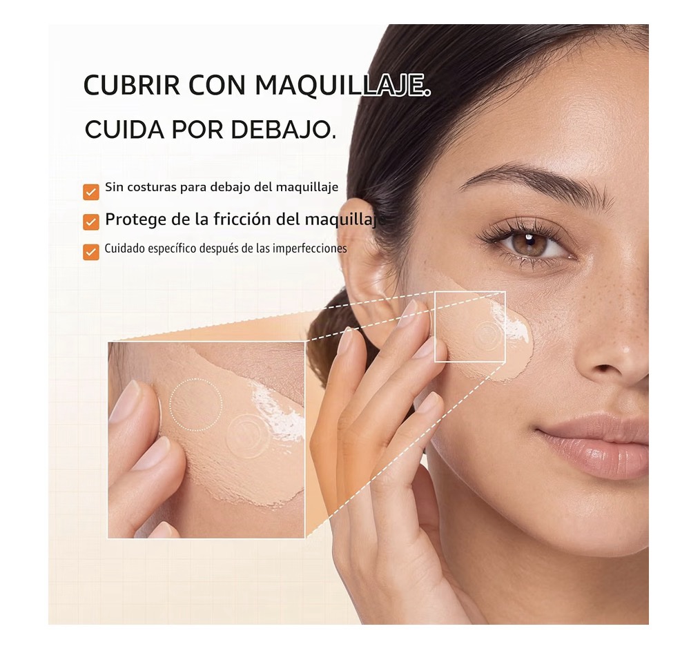 Dr.Melaxin - Mela-C·E ZERO-FIT - Parche ultra fino de 0.001 in, adhesivos invisibles para la cara con vitamina C, E y ácido ferúlico, sin costuras, para el cuidado del tono de la piel, 0.472 in x 72 - Imagen 7