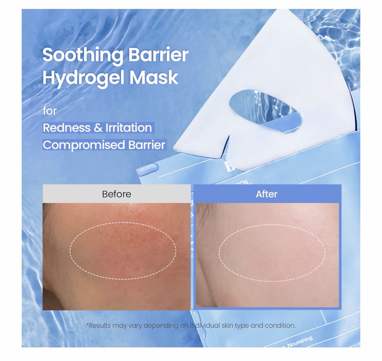 BIODANCE Hydro Cera-nol - Máscara profunda real, mascarilla hidratante de hidrogel durante la noche, hidratante, reducción del enrojecimiento, calma rápida, cuidado después del sol - Imagen 2