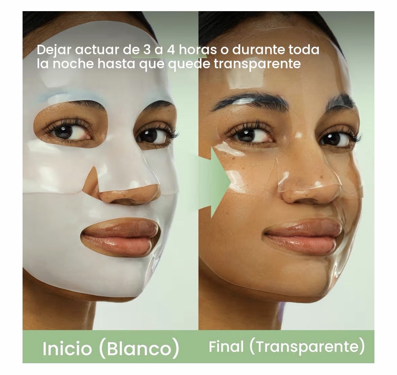BIODANCE Máscara refrescante profunda de algas marinas, mascarilla facial de hidrogel durante la noche, calmante, control de aceite y sebo, cuidado de manchas, cuidado después del sol - Imagen 4