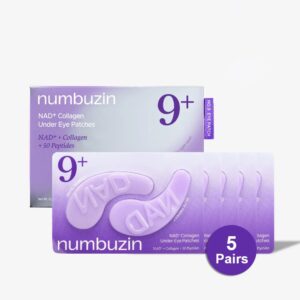Numbuzin - No.9 NAD+ Collagen Under Eye Patches (5 Pairs)