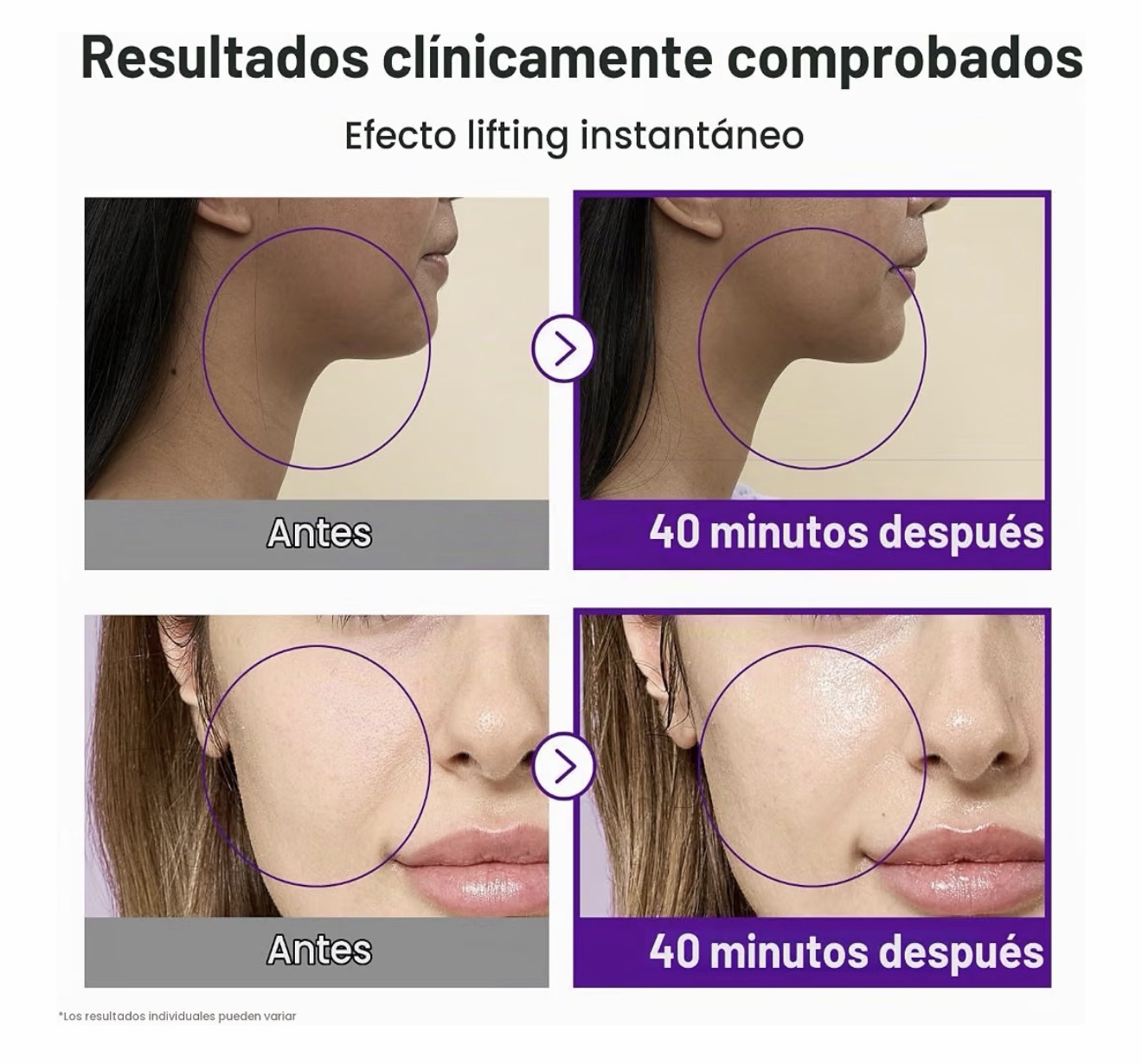 numbuzin No.9+ NAD+ BIO Máscara de elevación completa para el rostro, mascarilla reafirmante de dos piezas con péptidos y colágeno para un acabado de piel suave y definido, 4 hojas + banda elevadora - Imagen 6