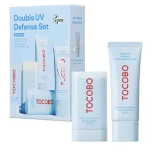 TOCOBO Korean Suncare Dual UV Set (Cotton Airy Sunstick+Bio Watery Suncream Pack)