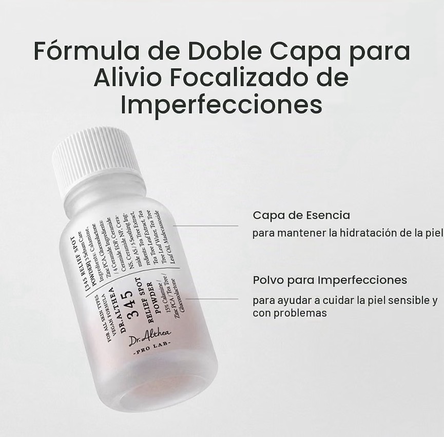 Dr.Althea 345 Relief Spot Powder para el cuidado de la piel vegano coreano - Imagen 4