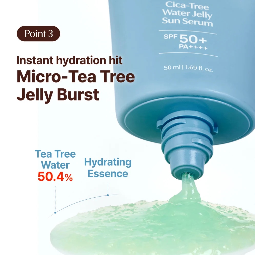 Tage - Cica-Tree Water Jelly Sun Serum - Imagen 4